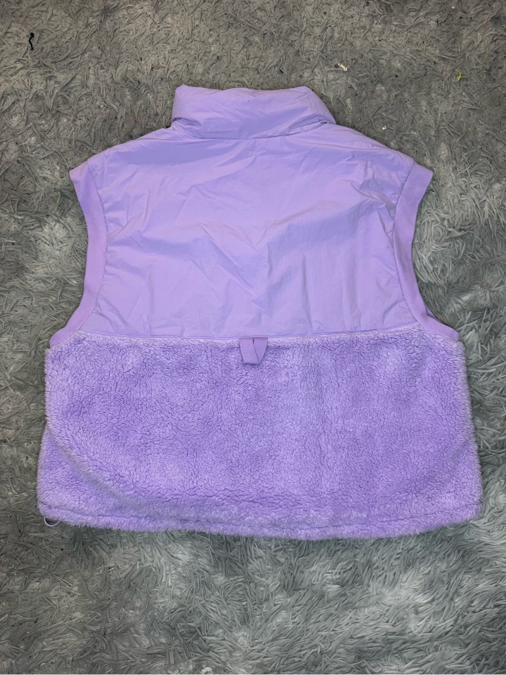 JoyLab Women’s High Pile Boxy Fit Vest - Lavendula Size Large NWT - Picture 7 of 9